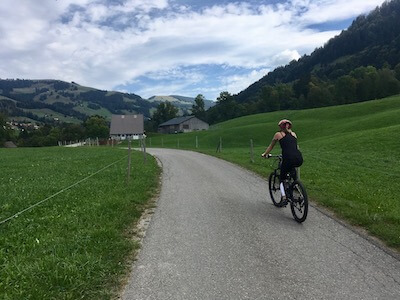 Vacances à vélo électrique en Suisse